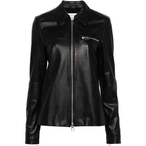Jackets > Leather Jackets - - Max Mara - Modalova