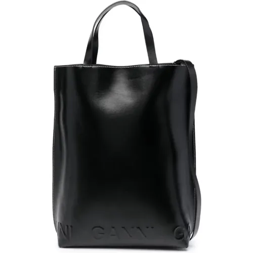 Ganni - Bags > Tote Bags - Black - Ganni - Modalova