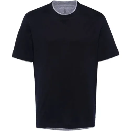 Tops > T-Shirts - - BRUNELLO CUCINELLI - Modalova