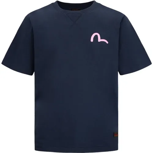 Evisu - Tops > T-Shirts - Blue - Evisu - Modalova