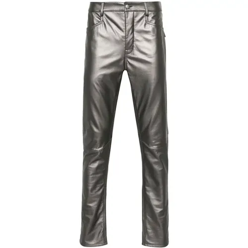 Trousers > Leather Trousers - - Rick Owens - Modalova