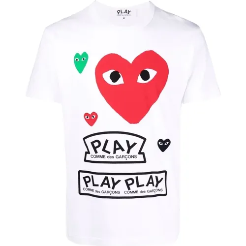 Tops > T-Shirts - - Comme des Garçons Play - Modalova