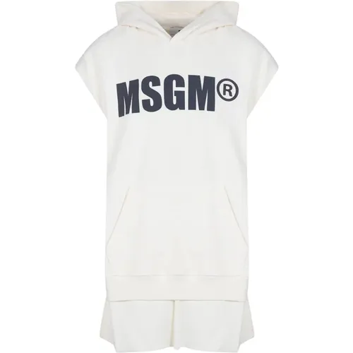 Msgm - Kids > Dresses - Beige - Msgm - Modalova