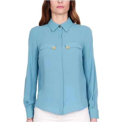 Blouses & Shirts > Shirts - - Elisabetta Franchi - Modalova