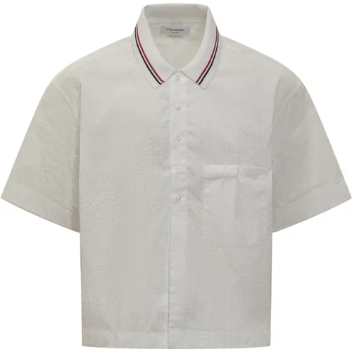 Shirts > Short Sleeve Shirts - - Thom Browne - Modalova