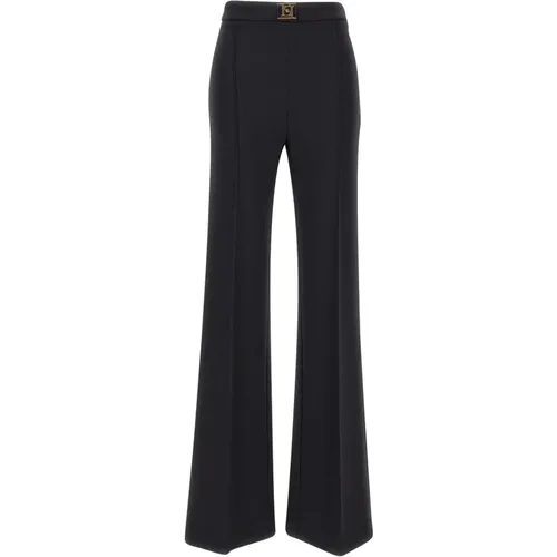 Trousers > Wide Trousers - - Elisabetta Franchi - Modalova