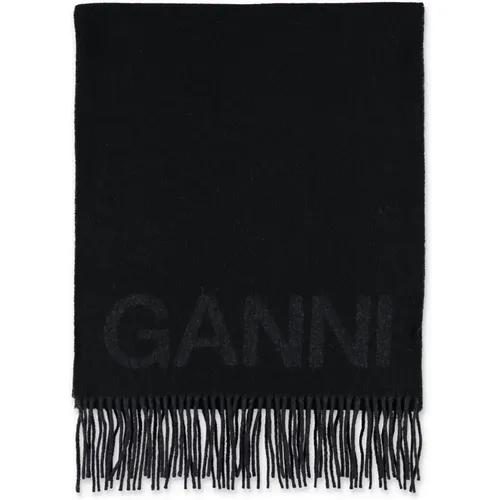 Accessories > Scarves > Winter Scarves - - Ganni - Modalova