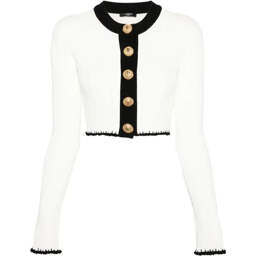 Knitwear > Cardigans - - Balmain - Modalova