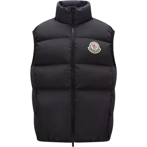 Moncler - Jackets > Vests - Black - Moncler - Modalova