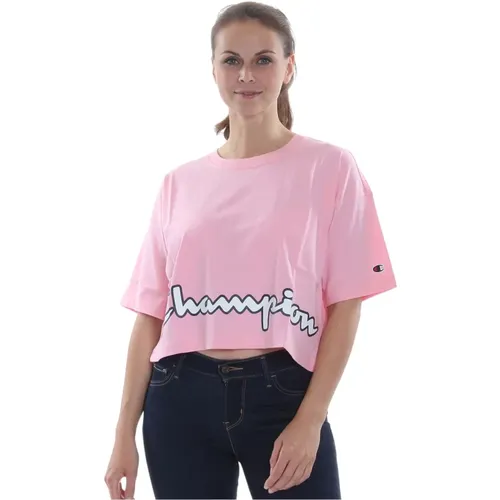 Champion - Tops > T-Shirts - Pink - Champion - Modalova