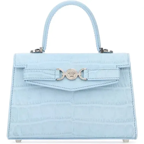 Versace - Bags > Handbags - Blue - Versace - Modalova