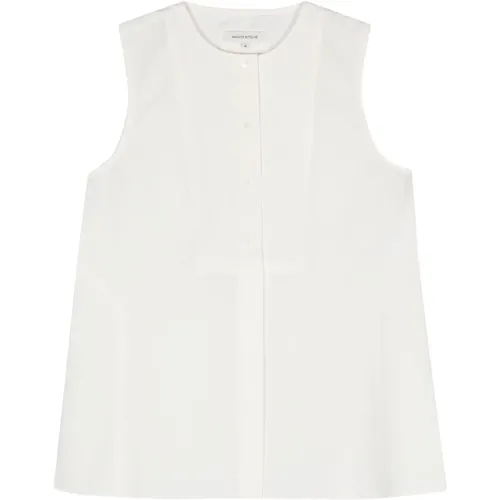 Tops > Sleeveless Tops - - Maison Kitsuné - Modalova