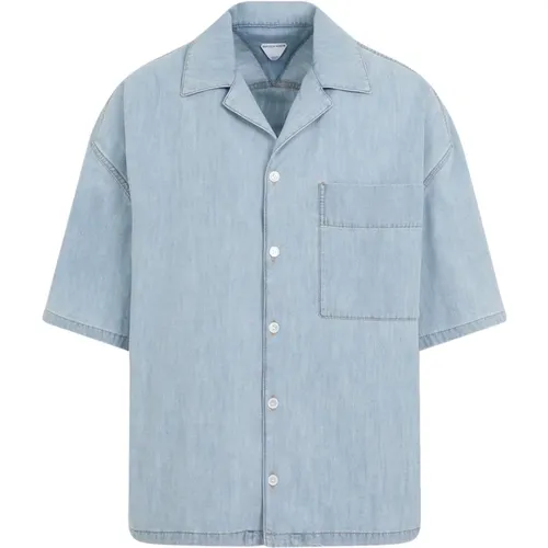 Shirts > Short Sleeve Shirts - - Bottega Veneta - Modalova