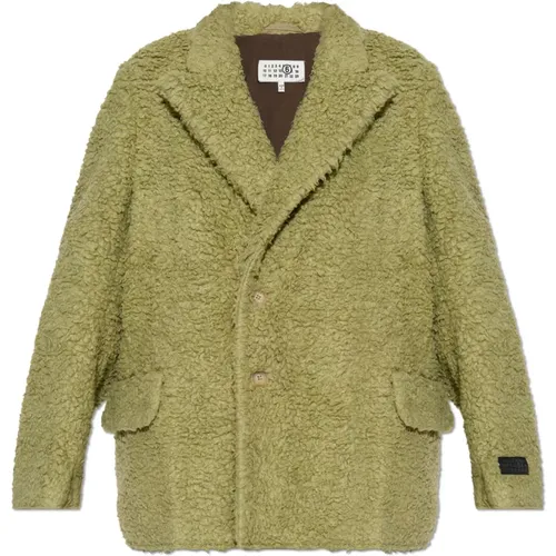 Jackets > Faux Fur & Shearling Jackets - - MM6 Maison Margiela - Modalova