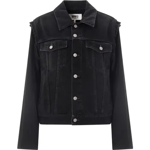 Jackets > Denim Jackets - - MM6 Maison Margiela - Modalova