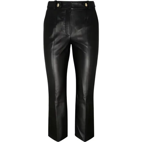 Trousers > Leather Trousers - - RED Valentino - Modalova