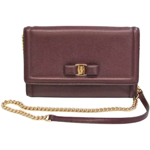 Pre-owned > Pre-owned Bags > Pre-owned Shoulder Bags - - Salvatore Ferragamo Pre-owned - Modalova