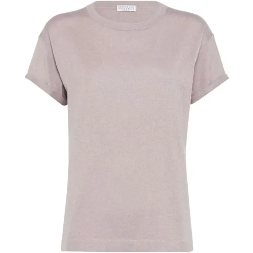 Tops > T-Shirts - - BRUNELLO CUCINELLI - Modalova