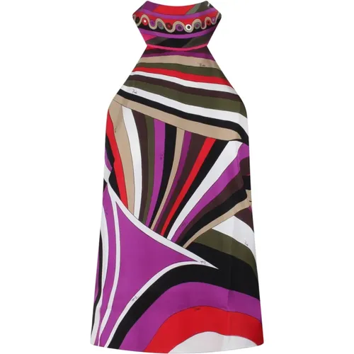 Tops > Sleeveless Tops - - EMILIO PUCCI - Modalova