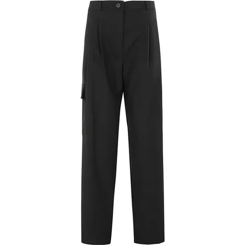 Trousers > Straight Trousers - - Semicouture - Modalova