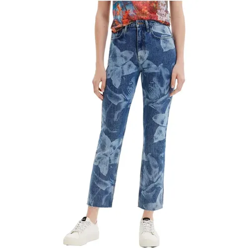 Jeans > Cropped Jeans - - Desigual - Modalova