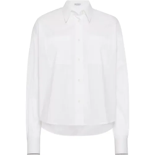 Blouses & Shirts > Shirts - - BRUNELLO CUCINELLI - Modalova