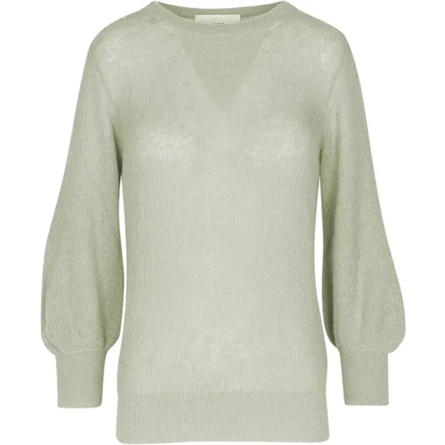 Knitwear > Round-neck Knitwear - - Solotre - Modalova