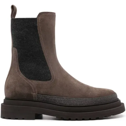 Shoes > Boots > Chelsea Boots - - BRUNELLO CUCINELLI - Modalova