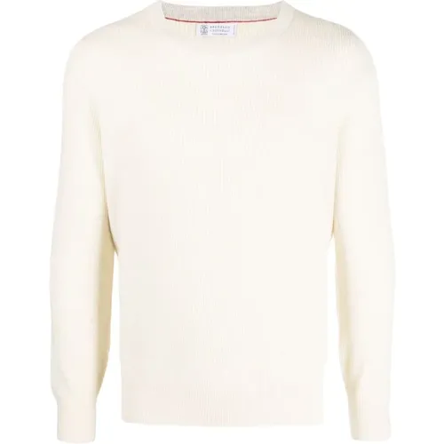 Knitwear > Round-neck Knitwear - - BRUNELLO CUCINELLI - Modalova