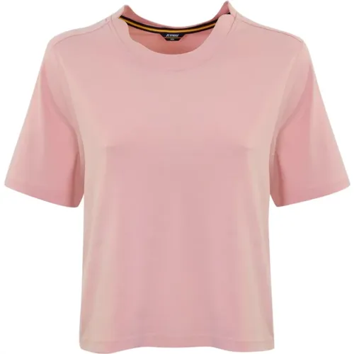 K-Way - Tops > T-Shirts - Pink - K-way - Modalova