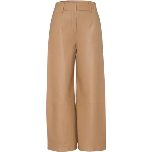 Trousers > Leather Trousers - - IVY OAK - Modalova