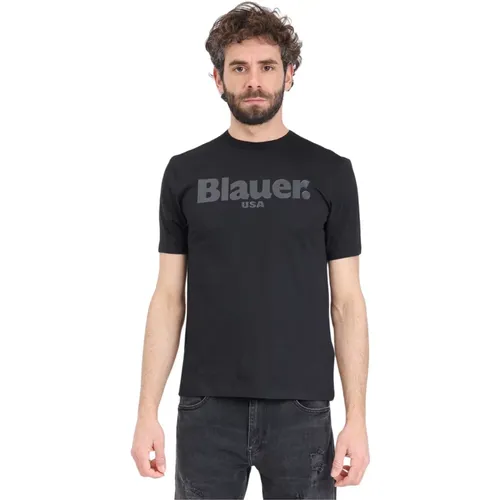 Blauer - Tops > T-Shirts - Black - Blauer - Modalova