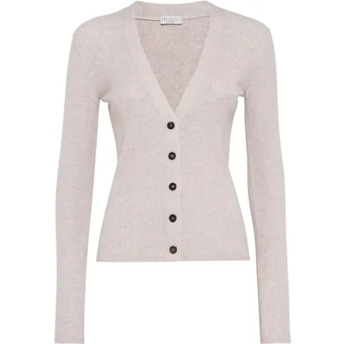 Knitwear > Cardigans - - BRUNELLO CUCINELLI - Modalova