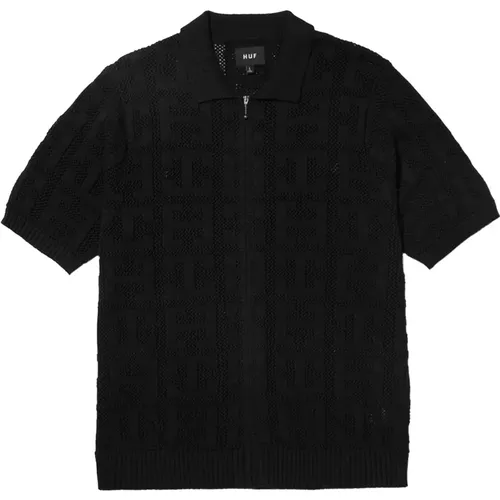HUF - Tops > Polo Shirts - Black - HUF - Modalova