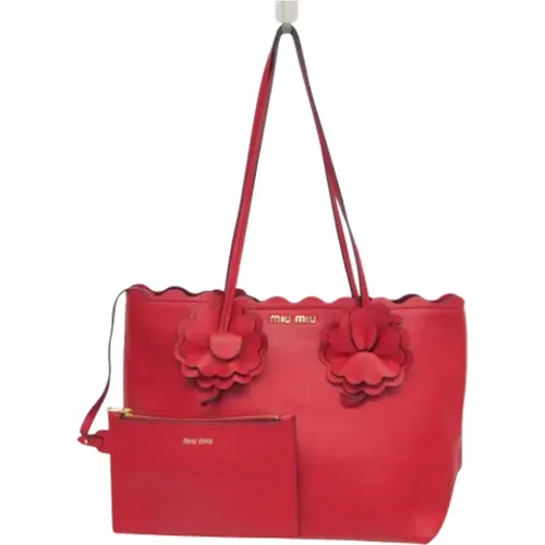 Pre-owned > Pre-owned Bags > Pre-owned Tote Bags - - Miu Miu Pre-owned - Modalova