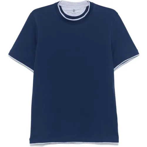 Tops > T-Shirts - - BRUNELLO CUCINELLI - Modalova