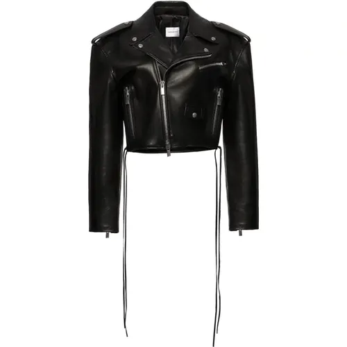 Jackets > Leather Jackets - - Magda Butrym - Modalova
