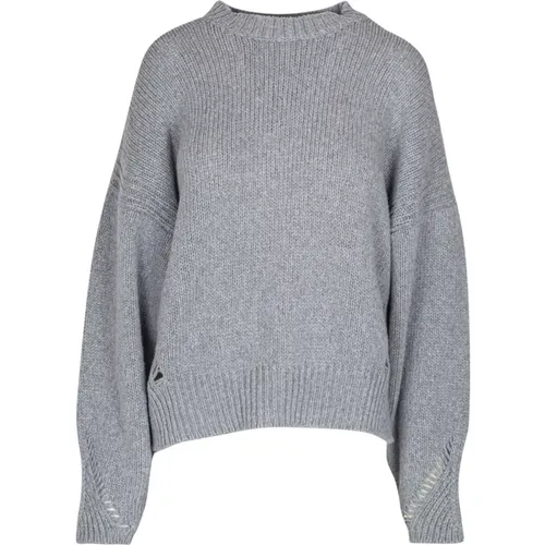 Knitwear > Round-neck Knitwear - - Solotre - Modalova