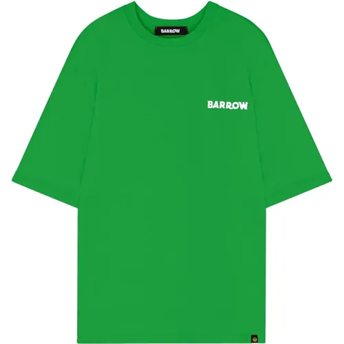 Barrow - Tops > T-Shirts - Green - Barrow - Modalova