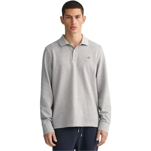 Gant - Tops > Polo Shirts - Gray - Gant - Modalova