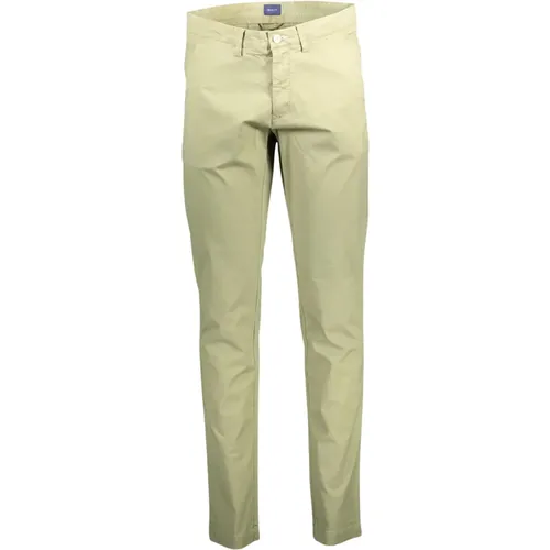 Gant - Trousers > Chinos - Green - Gant - Modalova