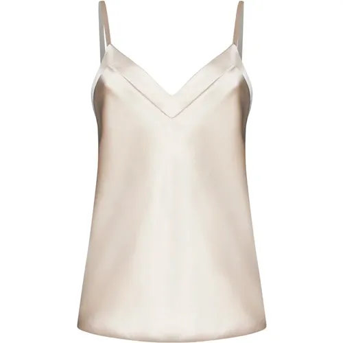 Tops > Sleeveless Tops - - Blanca Vita - Modalova