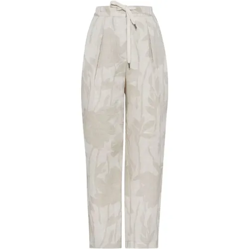 Trousers > Straight Trousers - - BRUNELLO CUCINELLI - Modalova