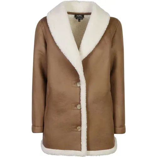 Jackets > Faux Fur & Shearling Jackets - - A.p.c. - Modalova