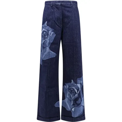 Kenzo - Jeans > Wide Jeans - Blue - Kenzo - Modalova