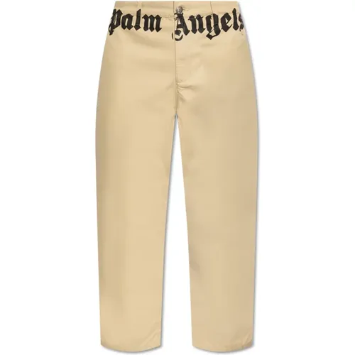 Trousers > Wide Trousers - - Palm Angels - Modalova