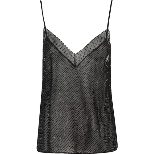 Tops > Sleeveless Tops - - Elisabetta Franchi - Modalova