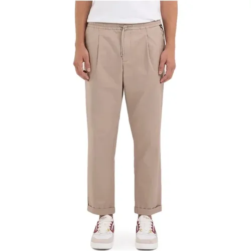 Trousers > Straight Trousers - - Replay - Modalova