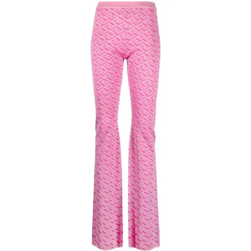 Trousers > Wide Trousers - - Versace - Modalova