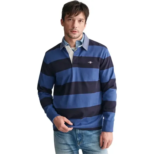 Gant - Tops > Polo Shirts - Blue - Gant - Modalova